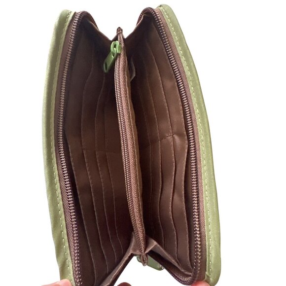 Cinda B Quilted Striped Zip-Around Wallet With Multiple Compartments - Picture 4 of 5